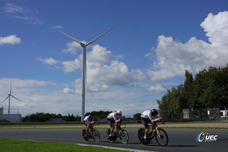 2024 UEC Road European Championships - Limburg - Flanders - Junior Team Time Trial Mixed Relay 52,3 km - 12/09/2024 -  - photo Luca Bettini/SprintCyclingAgency?2024